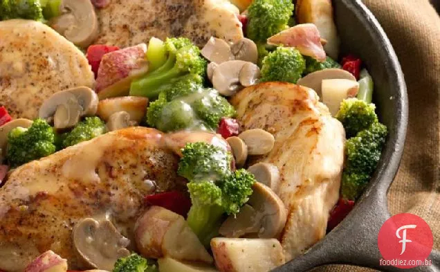 Jantar De Frango Em Casa