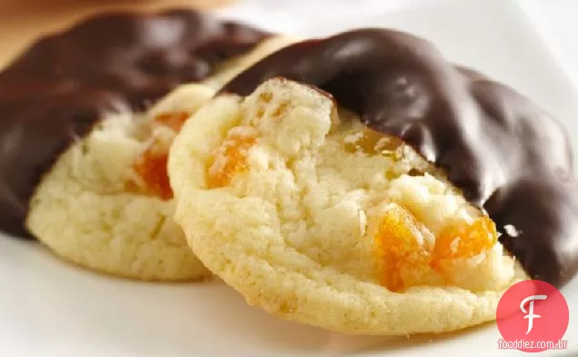 Biscoitos De Damasco Chocolate Escuro
