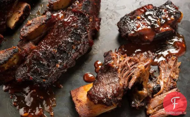 Costelas curtas smoky-Sweet BBQ Beef