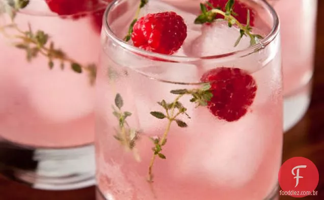 Peach Melba Cooler