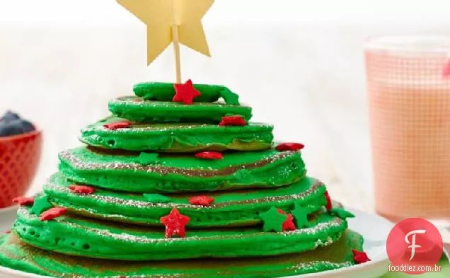 Árvore De Natal Pancake Stacks