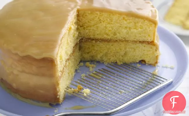 Bolo De Caramelo Dourado