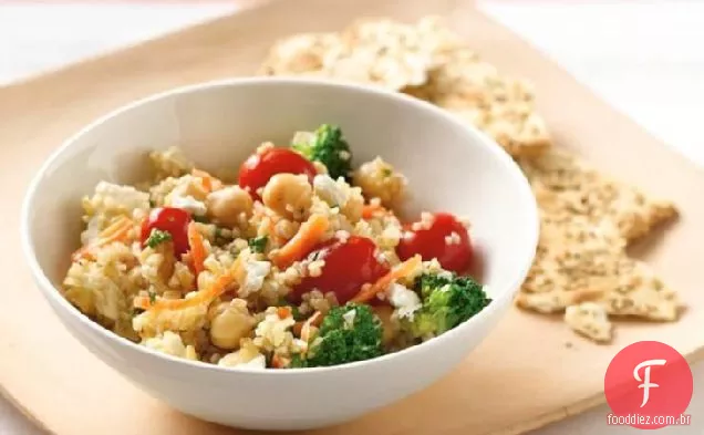 Salada Bulgur Vegetal Mediterrânea