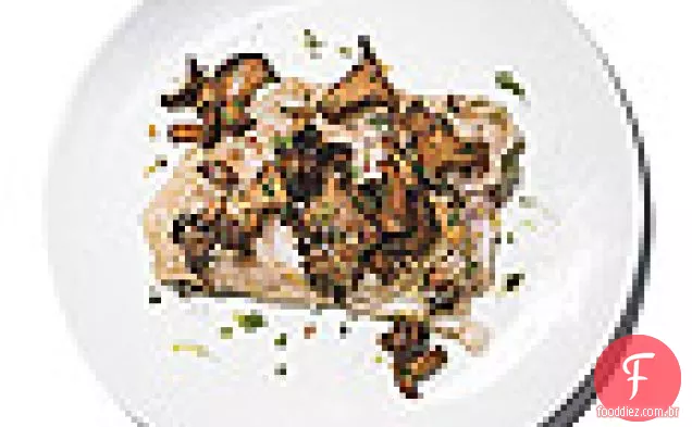 Bacalhau preto com Chanterelle Ragout