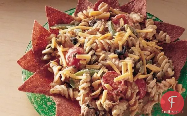 Salada De Massa De Frango Fiesta