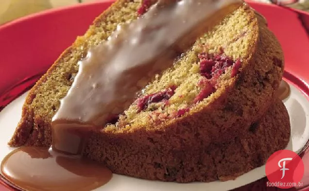 Bolo De Cranberry-Caramelo