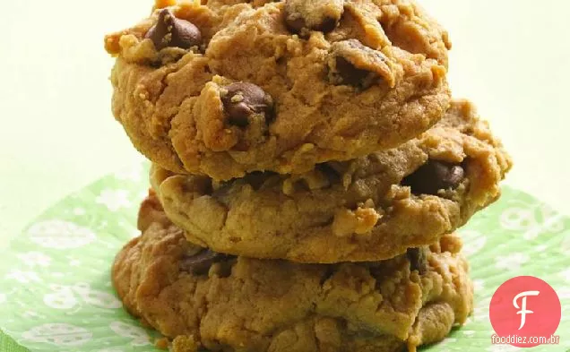 Biscoitos de chocolate e manteiga de amendoim
