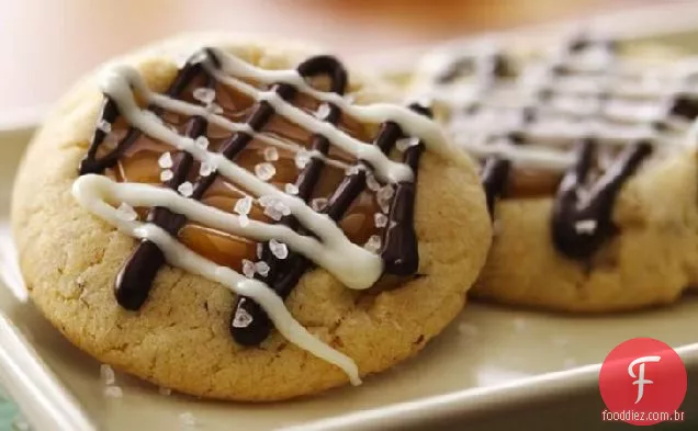 Sandies Recheados Com Caramelo
