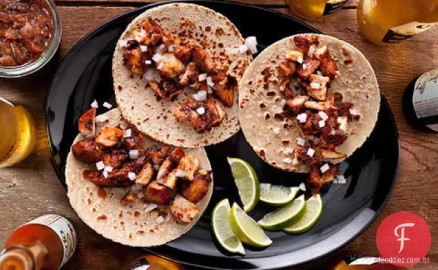 Adobo-Tacos De Frango Marinados