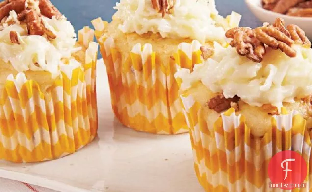 Coco Pecan Cupcakes