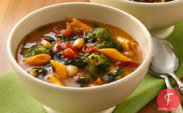 Sopa De Legumes Italiana Fácil