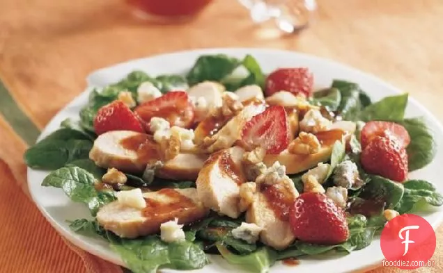 Frango e morango-Salada De Espinafre