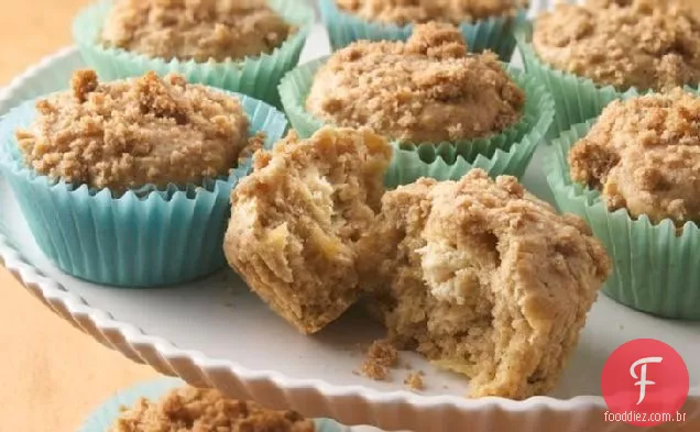 Muffins De Queijo Creme De Maçã