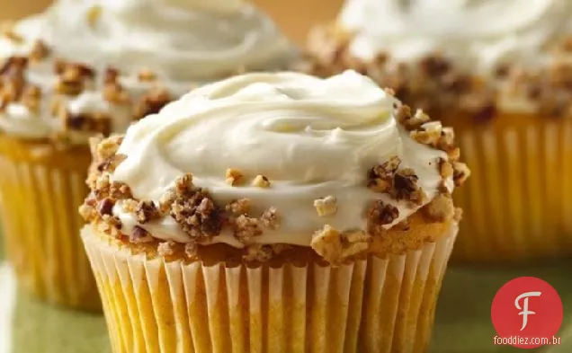 Cupcakes De Abóbora Com Especiarias