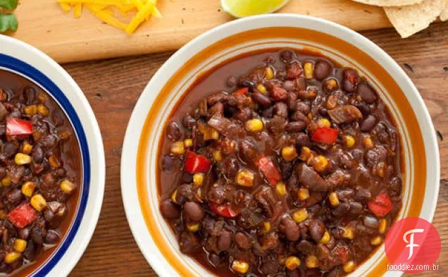 Panela De Pressão Vegan Black Bean Chili