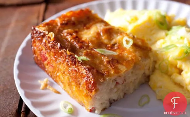 Caçarola de café da manhã com batata e Bacon