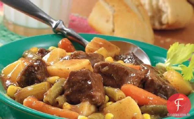 Ensopado De Carne Em Fogo Lento