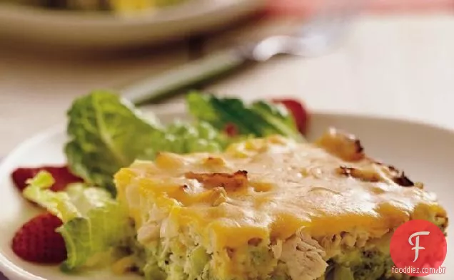 Torta de frango e brócolis incrivelmente fácil (tamanho da multidão)