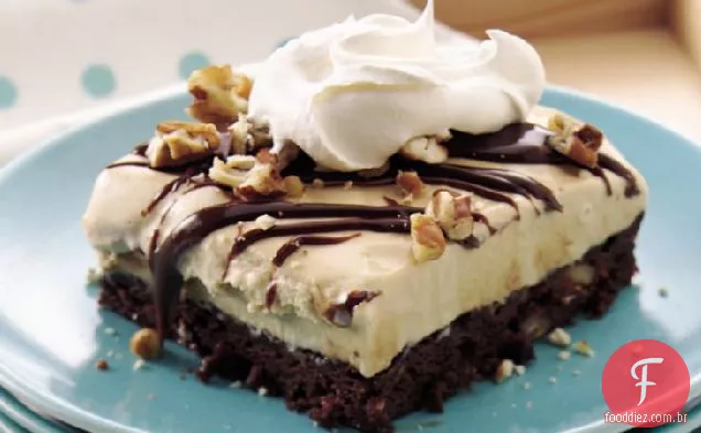 Turtle Brownie Sorvete Sobremesa