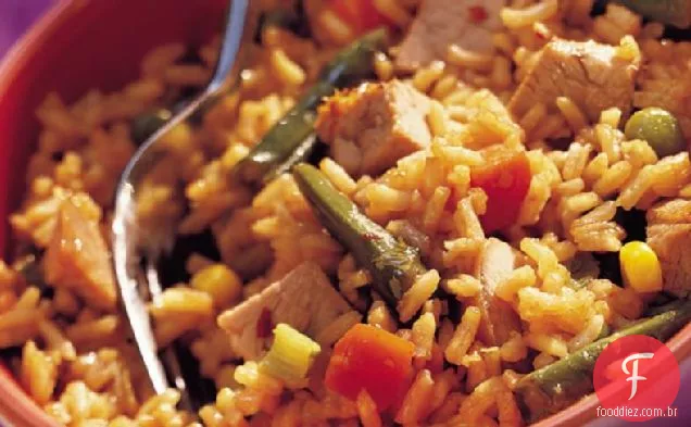 Arroz Frito De Porco Fácil