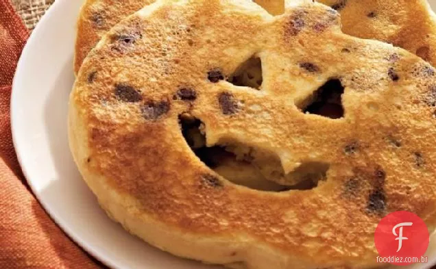 Grande Abóbora Chocolate Chip Panquecas
