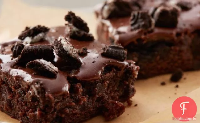 Biscoitos e creme Brownies