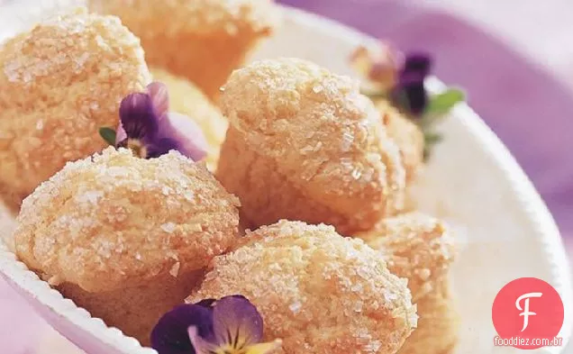 Mini-Muffins De Amêndoa Laranja