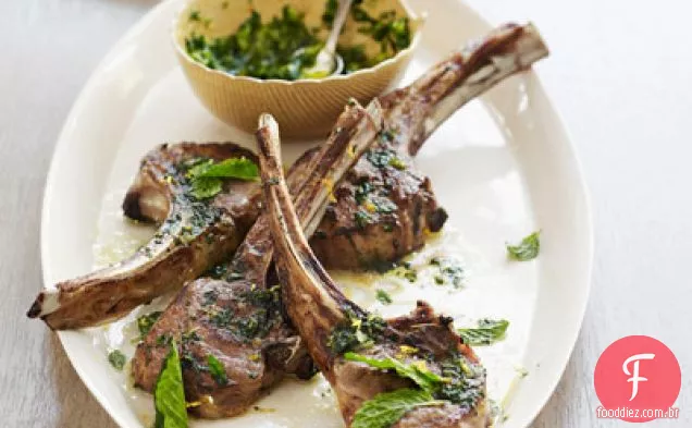 Costeletas De Cordeiro Com Hortelã Gremolata
