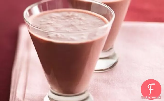 Smoothies De Chocolate E Framboesa