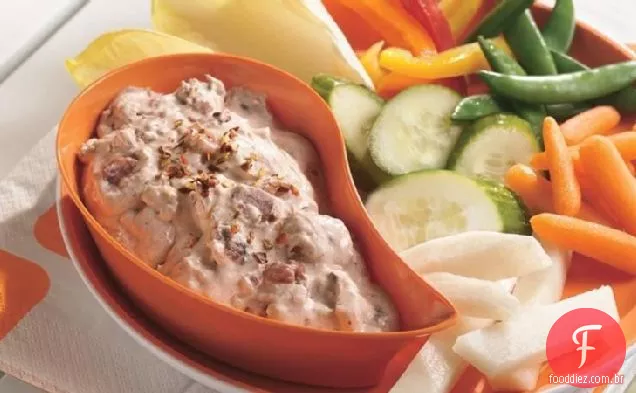 Molho De Cream Cheese Assado Com Fogo Picante