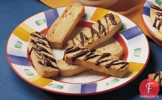 Laranja-Amêndoa Biscotti