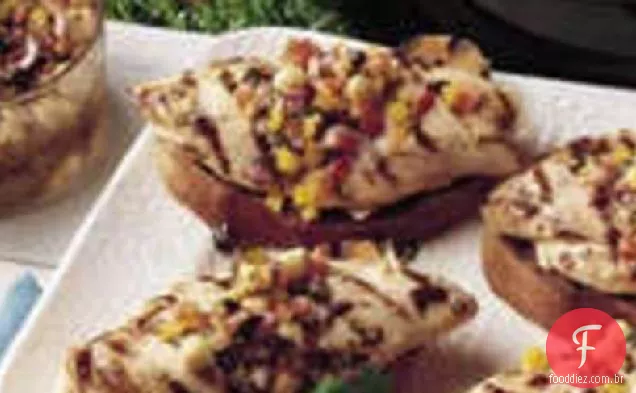 Frango grelhado com Salsa italiana