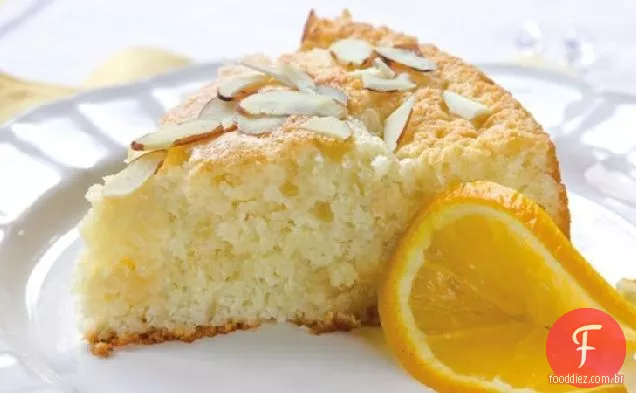 Bolo De Café De Amêndoa Laranja