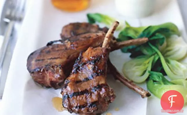 Chinês Char Siu Grelhado Costeletas De Cordeiro
