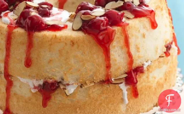Torta De Cereja-Amêndoa