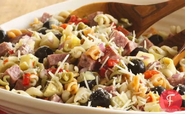 Antipasto Curly Pasta Salad