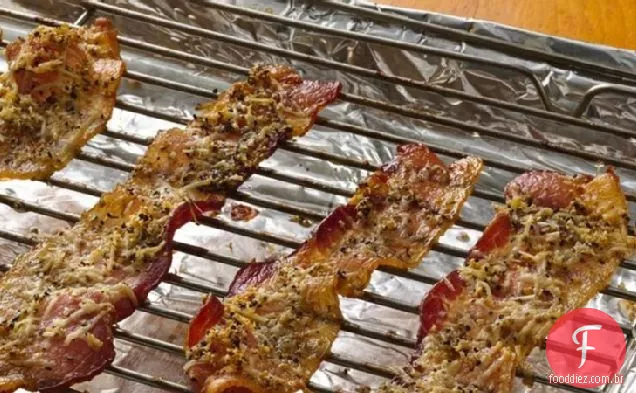 Parmesão e alho pimenta Bacon
