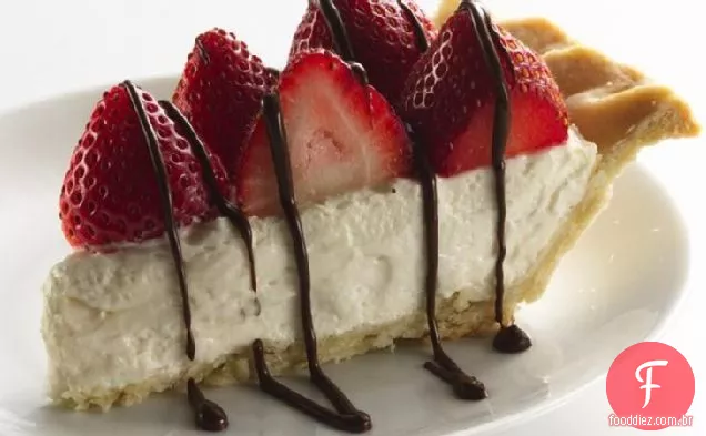 Morangos saudáveis e Torta de Creme