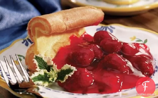 Panqueca Bebê Holandês Morango