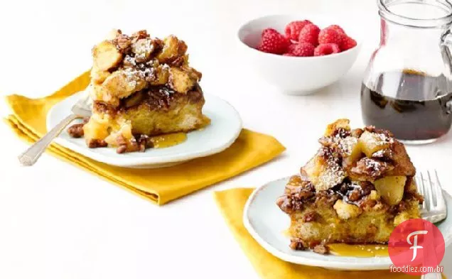 Slow-Cooker Caramelo Maçã Torrada Francesa