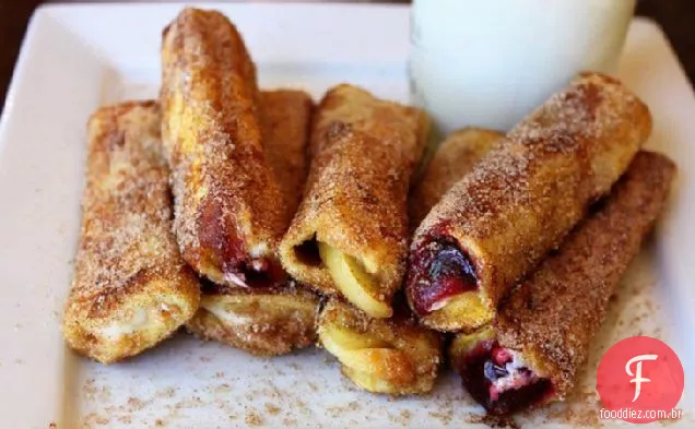 Rolls-Ups De Torradas Francesas