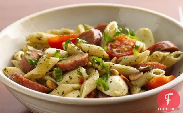 Caprese Sausage Pasta Salad