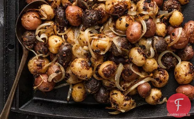 Batatas Assadas Com Mostarda