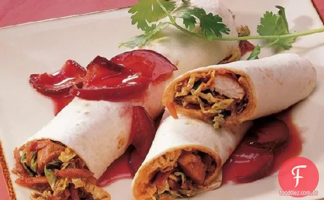 Mou Shu Frango Wraps