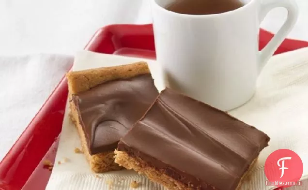 Barras De Chocolate Com Manteiga De Amendoim