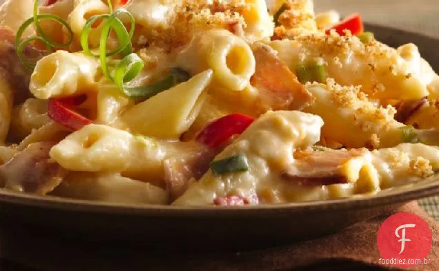 Bacon-pimenta Mac e queijo