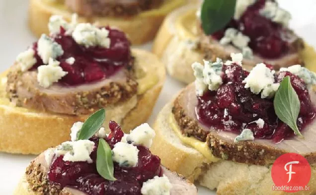 Lombo De Porco Temperado Crostini