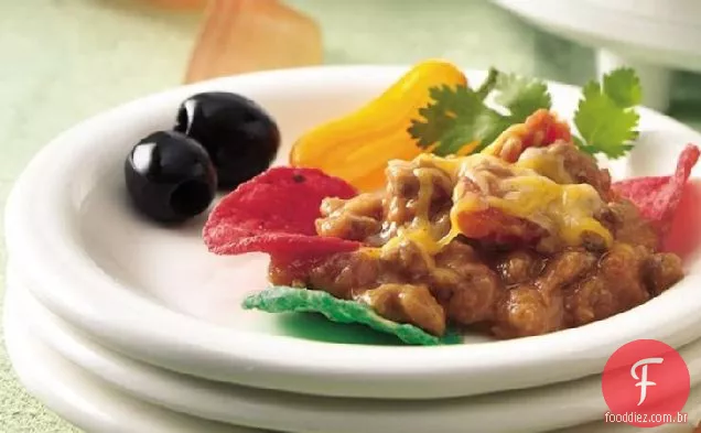 Molho de carne e feijão picante