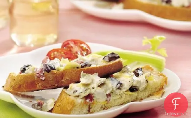 Alcachofra Grelhada Bruschetta