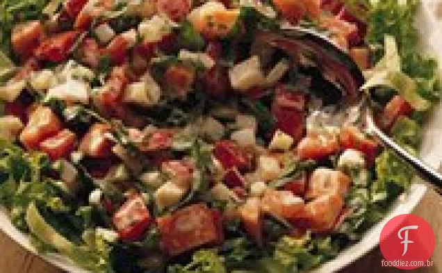 Salada de Sunchoke e espinafre